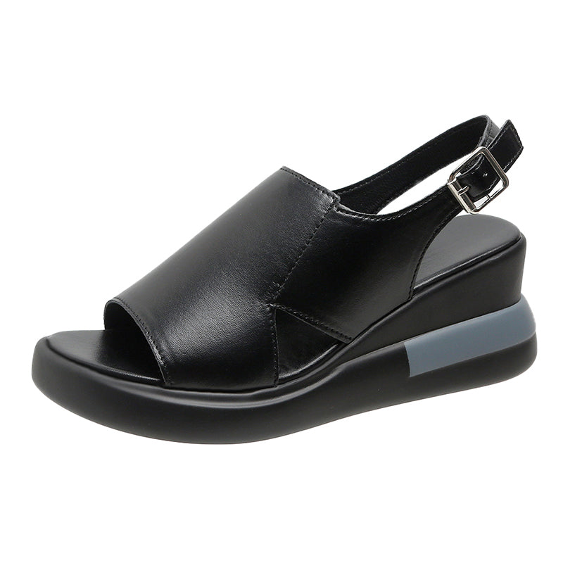 women's summer wedge sandals, view 9 - MRSLM