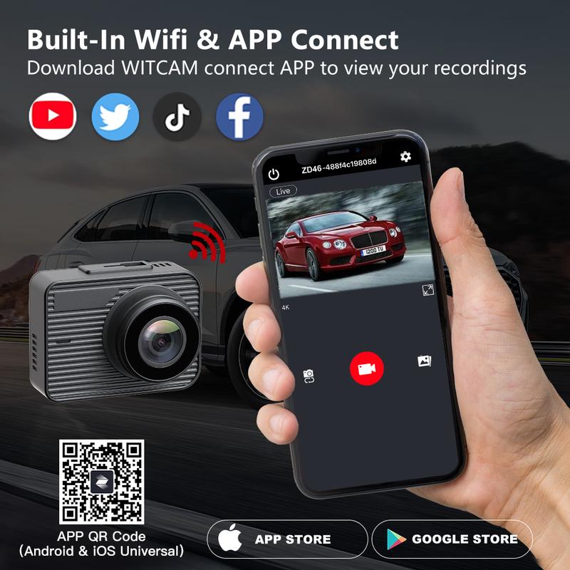 UHD 4K dash cam with GPS, view 9 - MRSLM