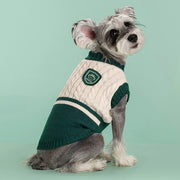 striped puppy dog sweater, view 3 - MRSLM