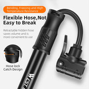 mini bicycle pump, view 4 - MRSLM