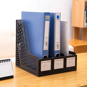 triptych magazine file holder desk organizer, view 4 - MRSLM