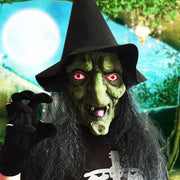 Halloween long hair latex mask - MRSLM