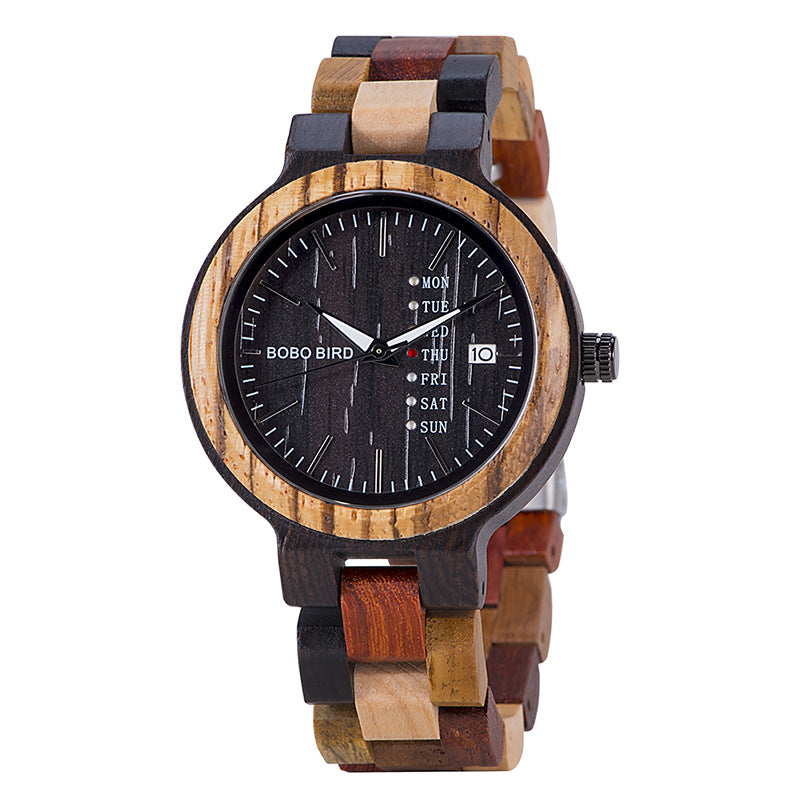 Retro-Uhr aus Holz für Studentenpaare