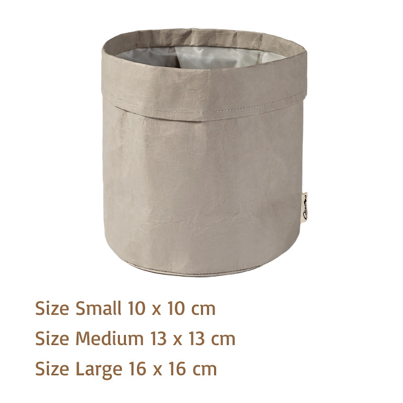 washable kraft paper flower pot, view 8 - MRSLM