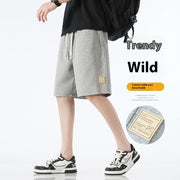 Men's casual cotton blend shorts, view 4 - MRSLM