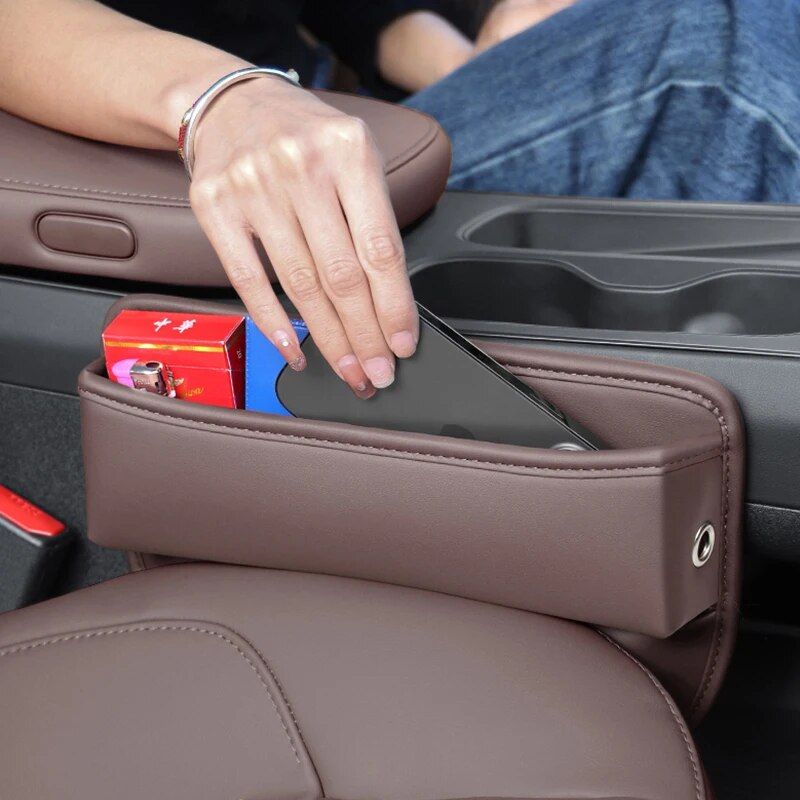 Kia Auto-Mittelkonsolen-Organizer für den Spalt zwischen Vordersitz und Becher-, Schlüssel- und Handyhalterung