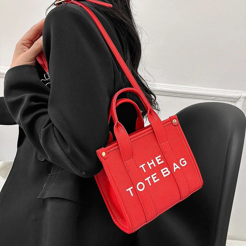 women's PU leather tote bag, view 15 - MRSLM