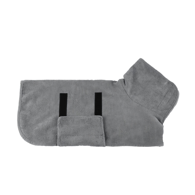 Microfiber dog bathrobe towel, view 2 - MRSLM