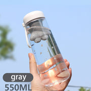 cat's claw plastic water bottle, view 2 - MRSLM