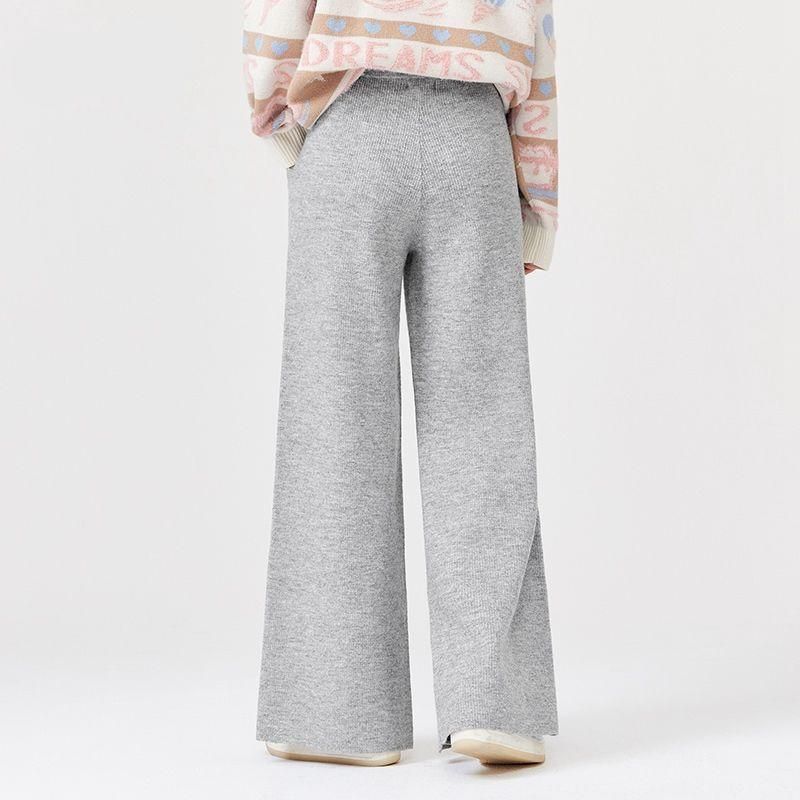 winter wide leg casual pants, view 9 - MRSLM