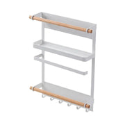 magnetic fridge shelf paper towel holder, view 2 - MRSLM