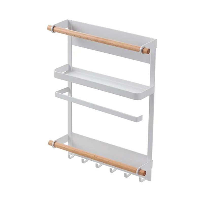 magnetic fridge shelf paper towel holder, view 2 - MRSLM