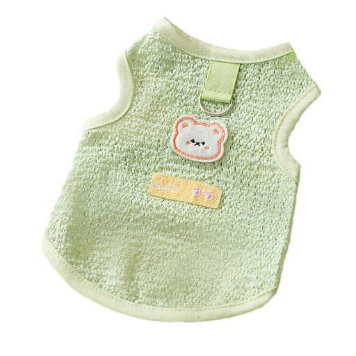 summer dog vest with D-ring, view 4 - MRSLM
