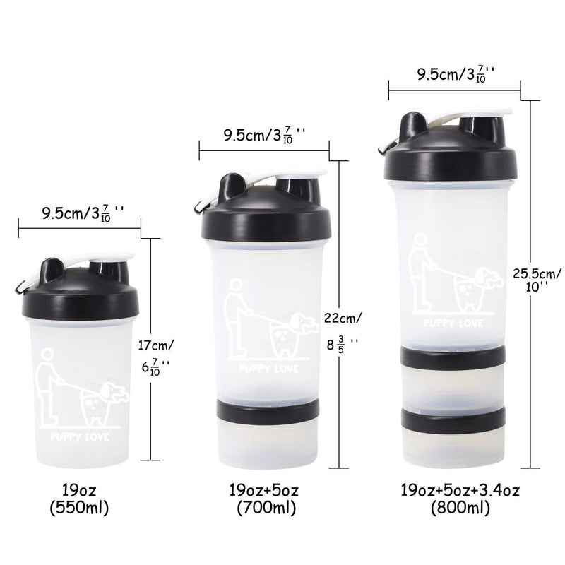 portable dog water bottle and bowl, view 10 - MRSLM