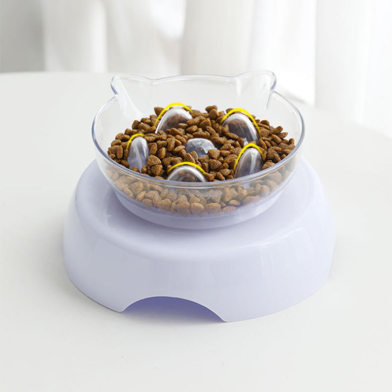 15 degree tilt pet bowl with non-slip stand, view 7 - MRSLM