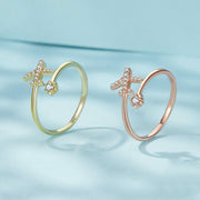 s925 silver sailing open ring, view 3 - MRSLM
