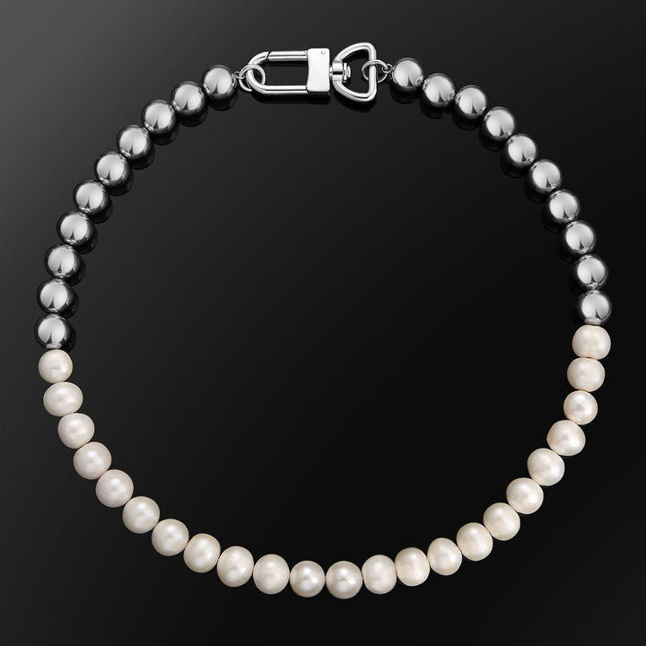 Natural Freshwater Pearl Necklace For Men's Ins Vintage Light Luxury