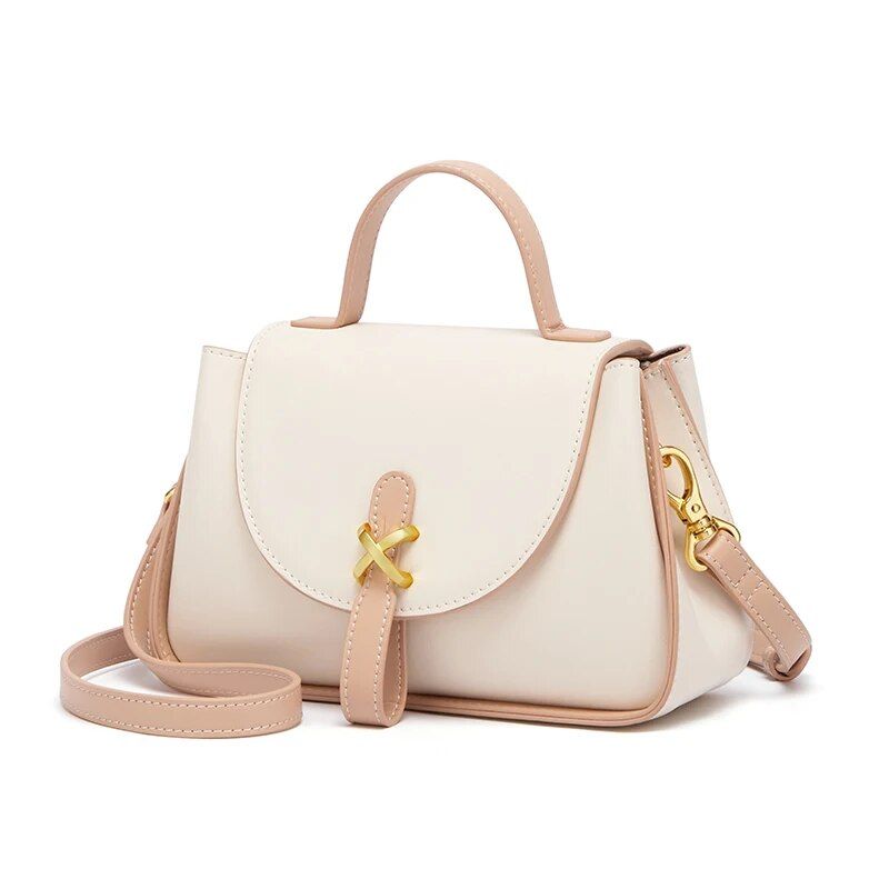 Luxuriöse Schultertasche aus Leder für Damen