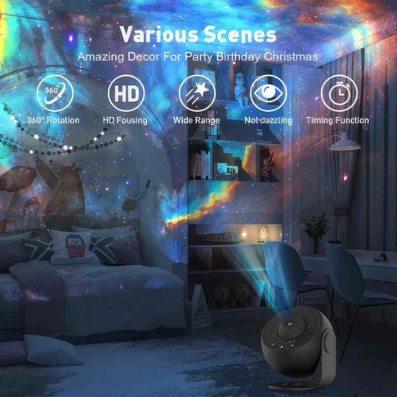 galaxy projector lamp, view 7 - MRSLM