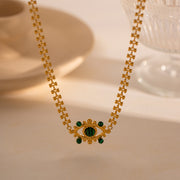 Devil's eye multi-layer necklace, view 9 - MRSLM