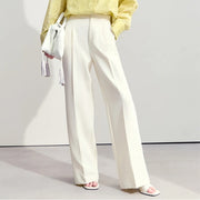 wide leg elastic waist pants - MRSLM