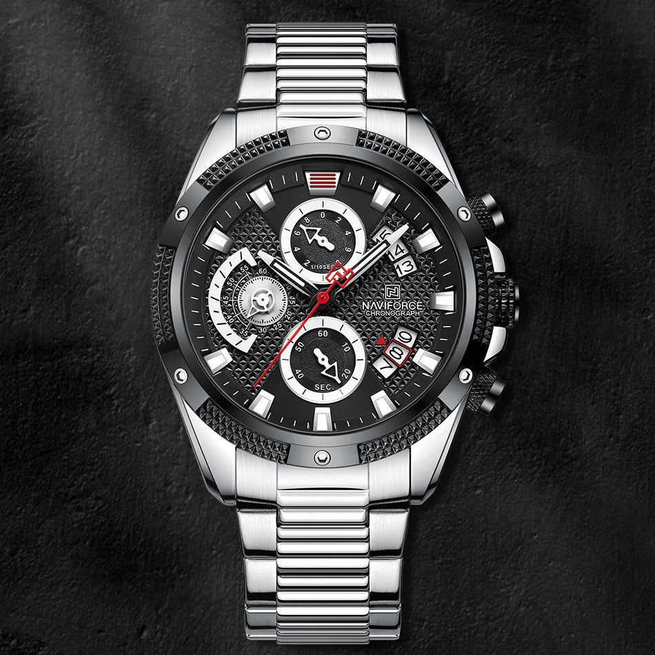 Trend Waterproof Multifunctional Quartz Watch With Large Dial