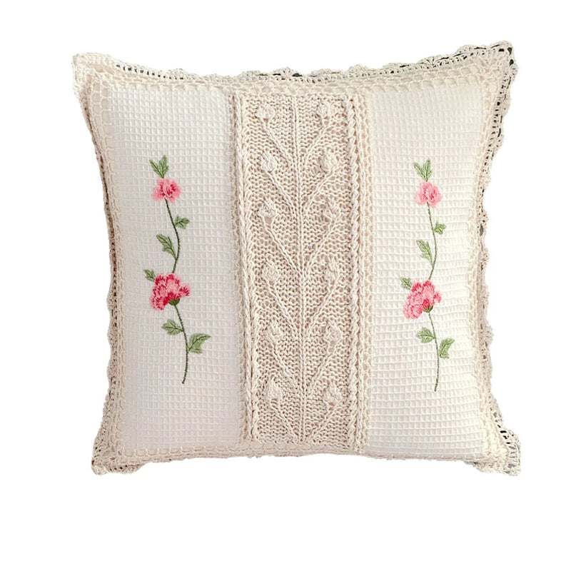 handmade woven cushion cover, view 2 - MRSLM