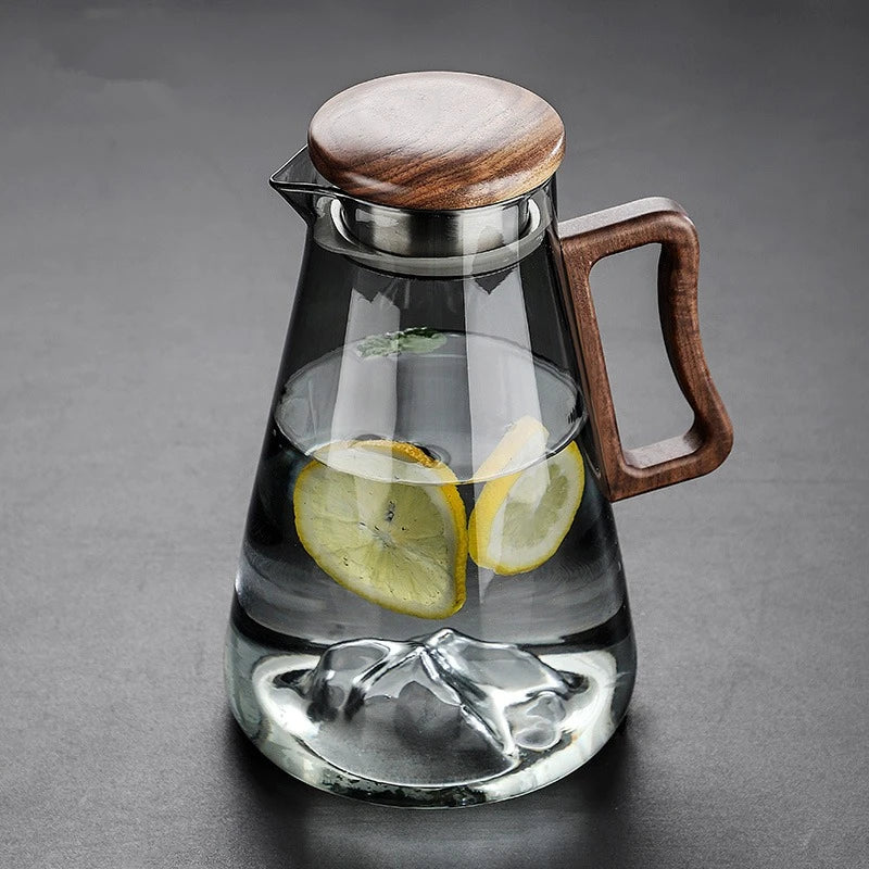 heat-resistant glass cup set with kettle, view 4 - MRSLM