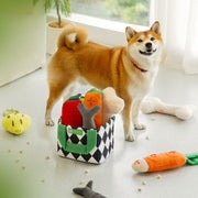 plush dog snuffle toy set, view 2 - MRSLM
