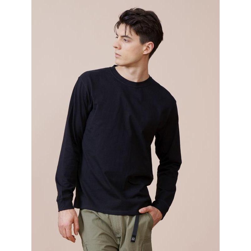men's long sleeve cotton t-shirt, view 6 - MRSLM