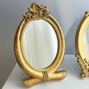 gold carved frame table mirror, view 8 - MRSLM
