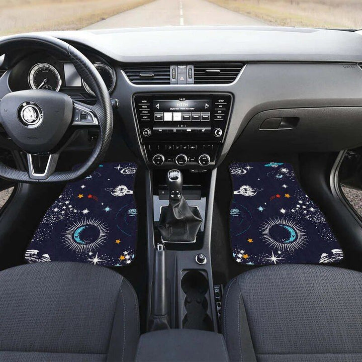 Galactic Outer Space Car Floor Mats