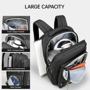 waterproof nylon travel backpack, view 5 - MRSLM