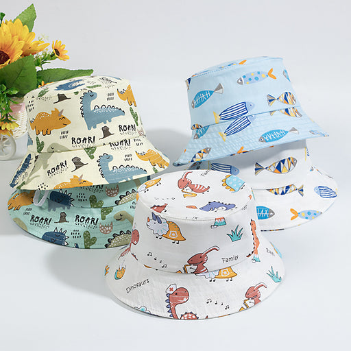 cartoon cotton baby bucket hat - MRSLM