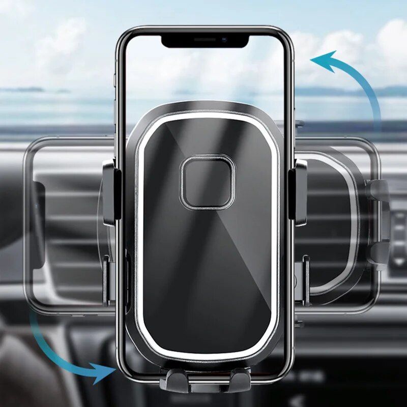 360° Rotating Auto-Gravity Phone Holder for Car Air Vent