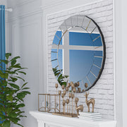 round decorative wall mirror, view 2 - MRSLM
