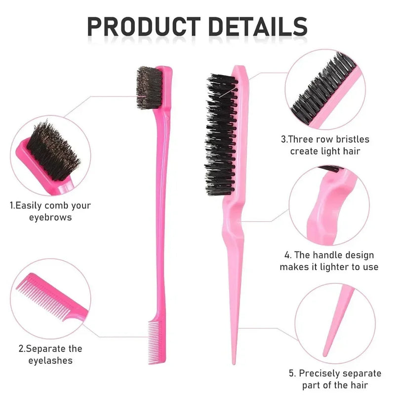9-piece hair styling comb set, view 6 - MRSLM
