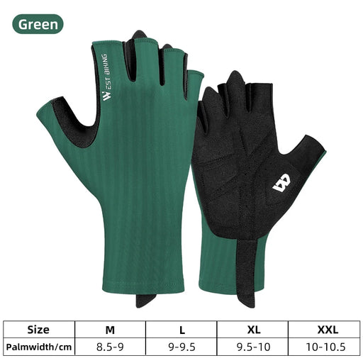 half finger cycling gloves for men and women, view 2 - MRSLM