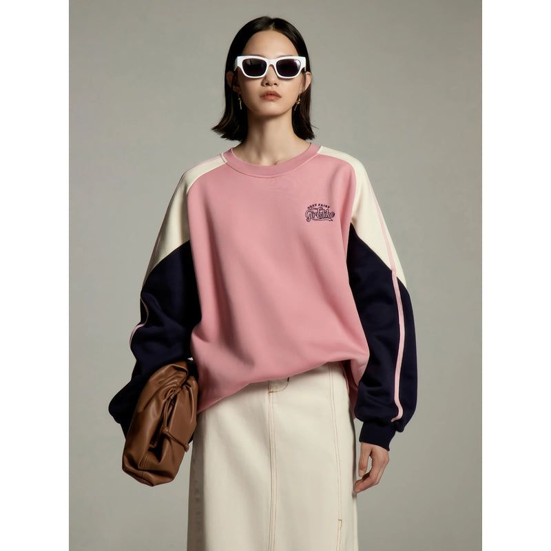 contrast stitching pullover, view 6 - MRSLM