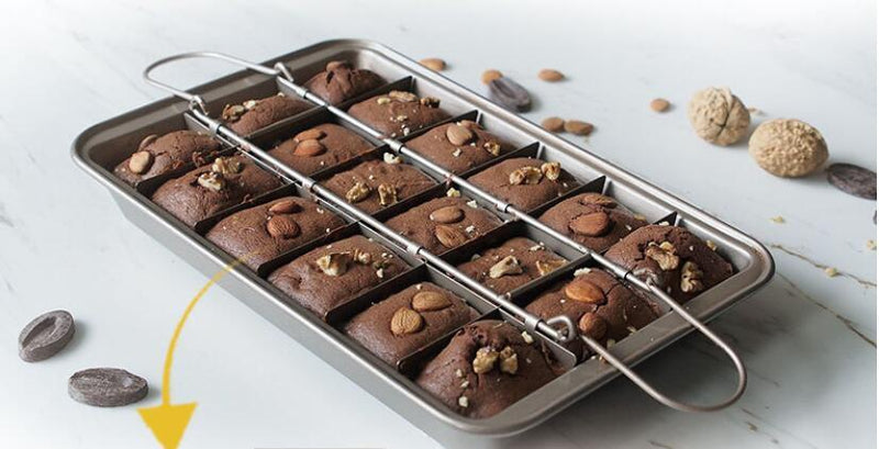 Brownie-Backform, Kuchenform, quadratische Brotbackform