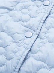 blue short cotton coat, view 7 - MRSLM