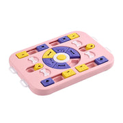interactive dog puzzle toy slow feeder, view 3 - MRSLM