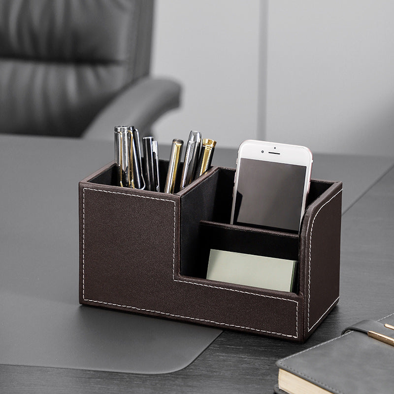 Leather pen holder, view 3 - MRSLM