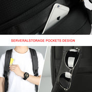 anti-theft laptop backpack with USB port, view 6 - MRSLM