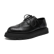 Vintage men's leather brogue shoes, view 3 - MRSLM