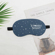 adjustable cotton silk sleep mask, view 3 - MRSLM