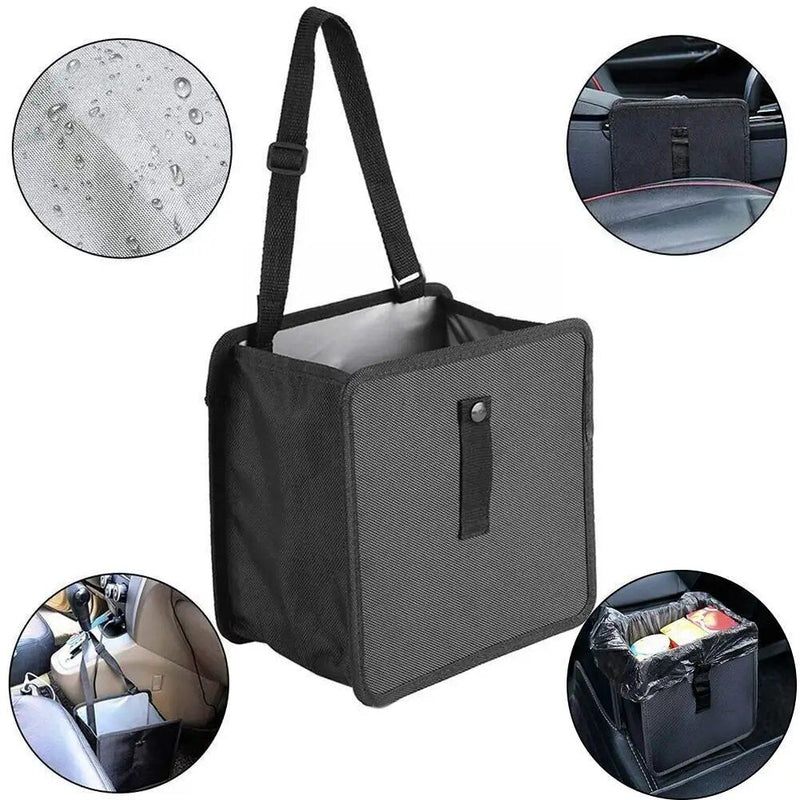 waterproof car trash organizer, view 5 - MRSLM