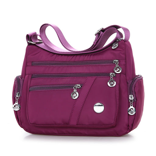 women's multi-pocket nylon crossbody bag - MRSLM