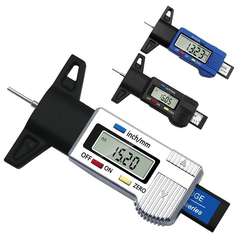 Essential Digital Tire Tread Depth Gauge - Precision Auto Tire Monitoring Tool