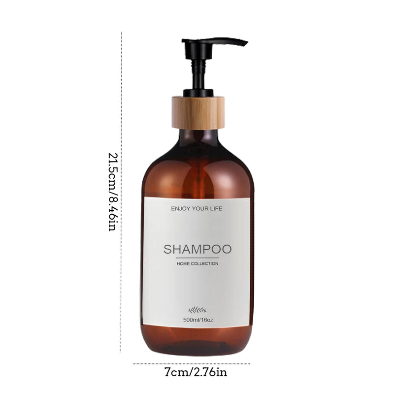 500ml soap and shampoo dispenser set, view 8 - MRSLM